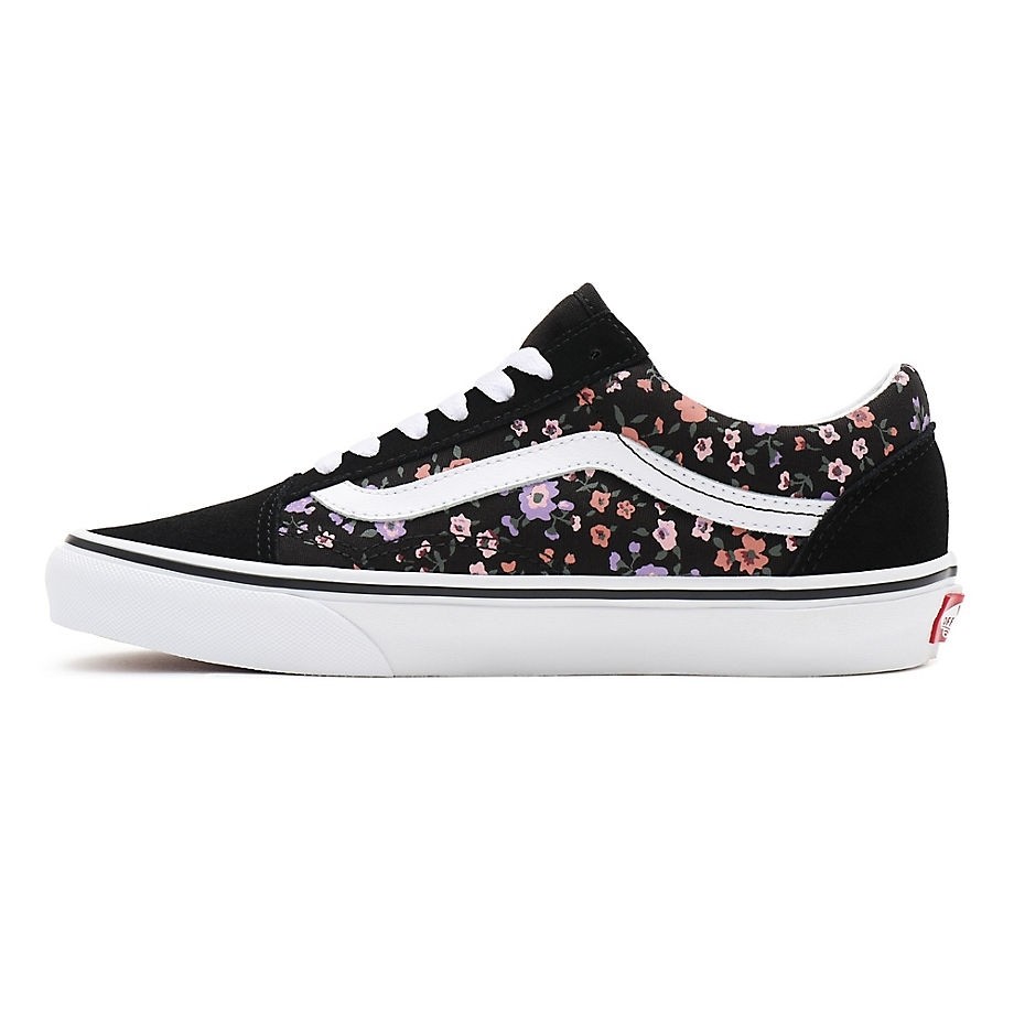 Vintage old on sale skool vans floral