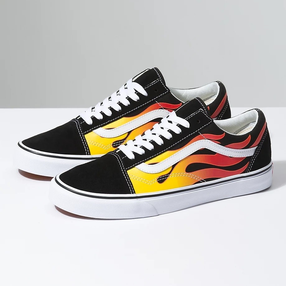 vans flame footshop