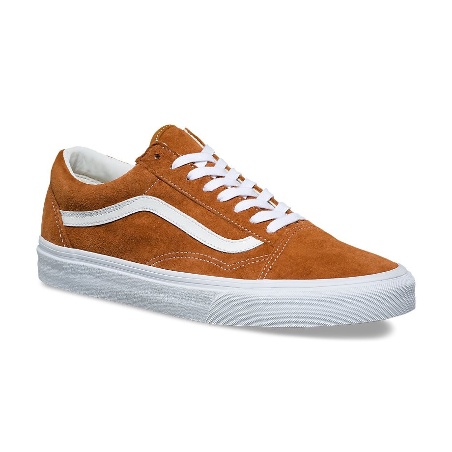 Tan and white best sale vans