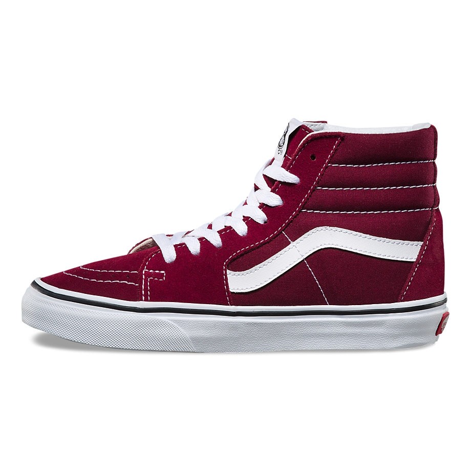 Sk8 hi burgundy hot sale