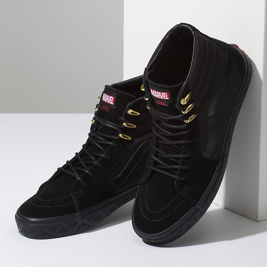 Vans sk8 hi on sale marvel