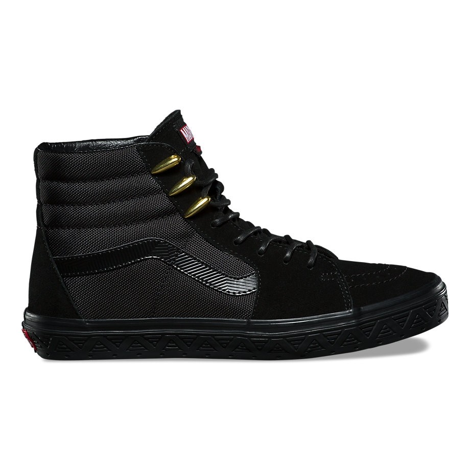 Black panther sk8 hi 2025