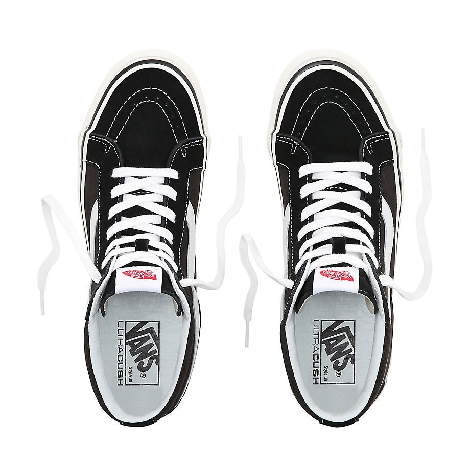Tan sk8 hi discount vans