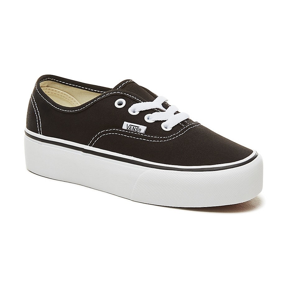 Vans cheap platform fekete