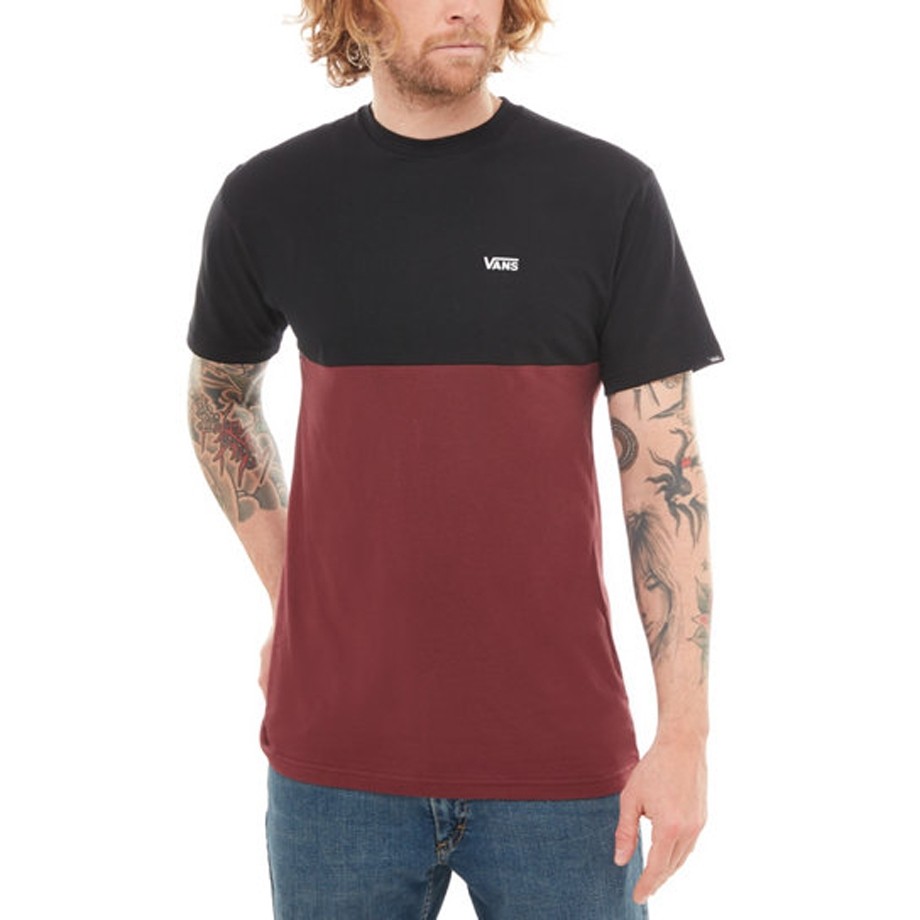 vans colorblock tee