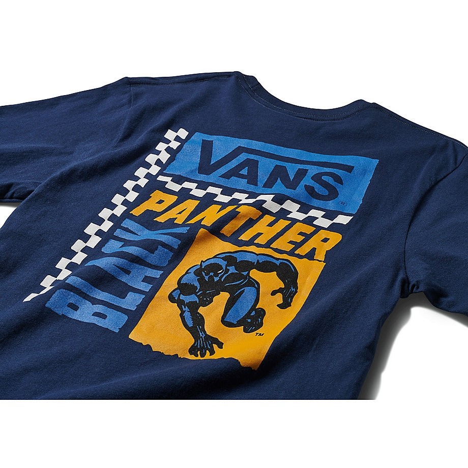 Vans black store panther t shirt