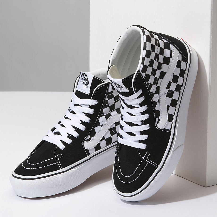 vans platform checkerboard old skool