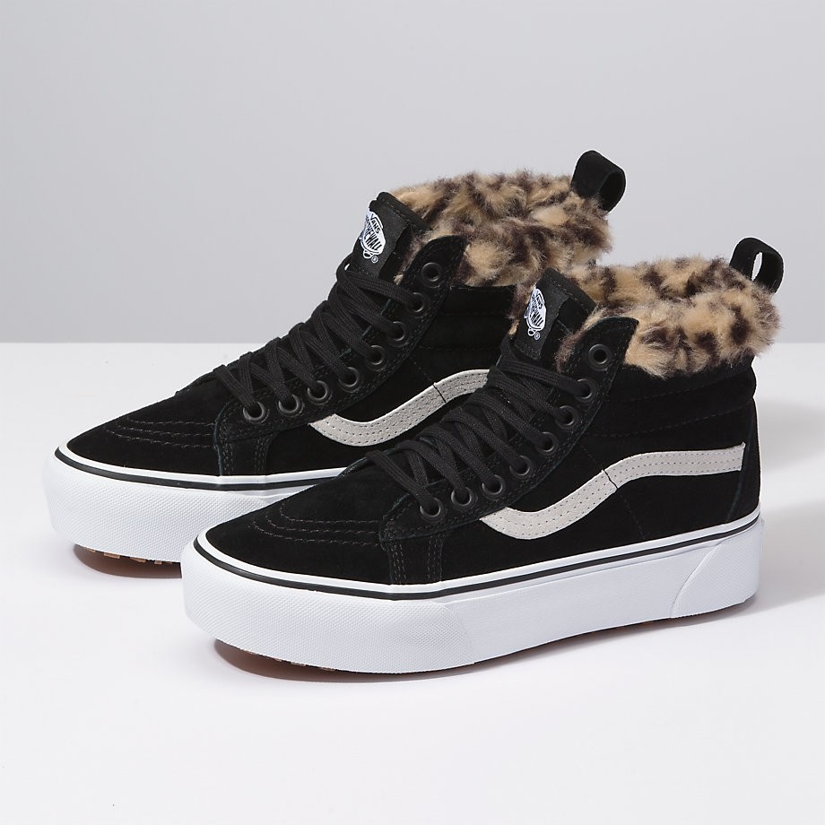Vans sk8 hi platform leopard hotsell
