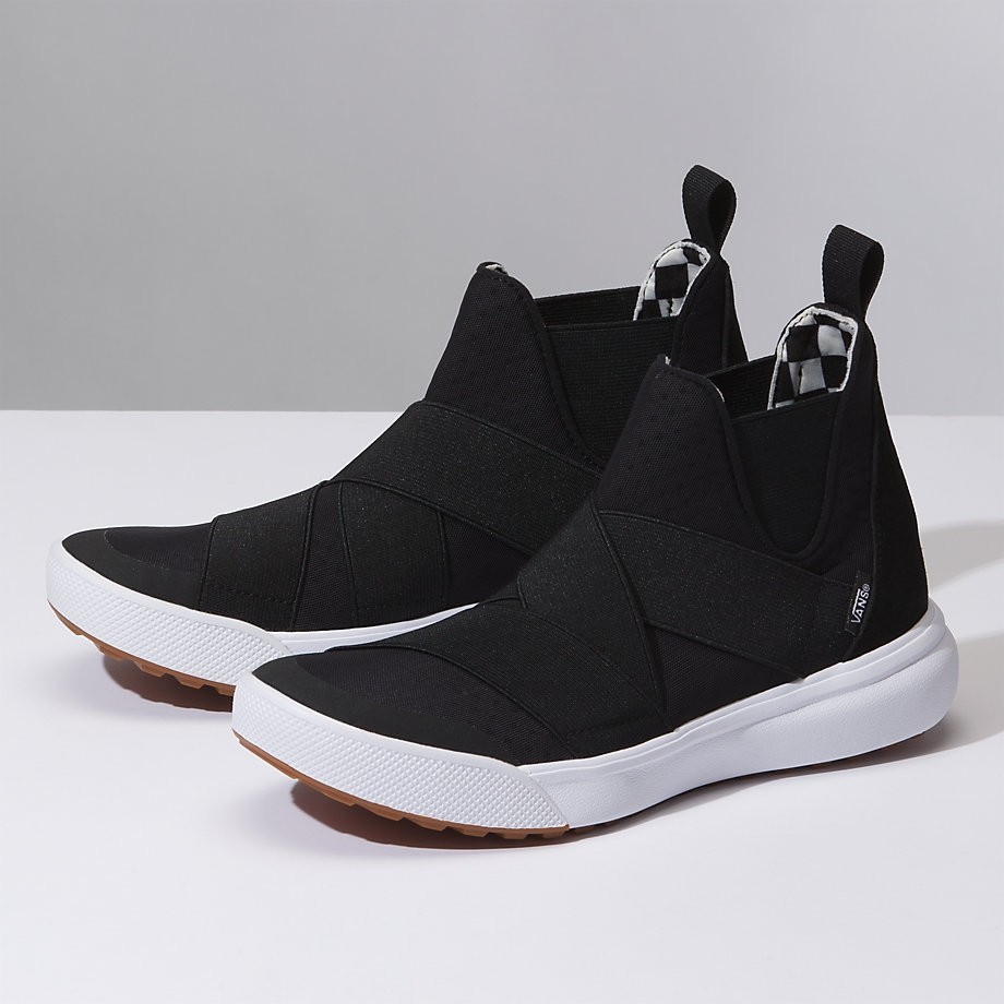 vans ultrarange gore hi black