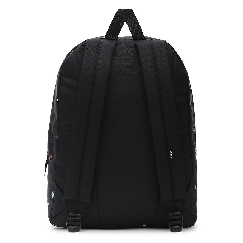 Vans realm backpack black desert rose sale