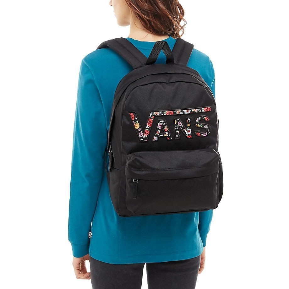 Vans realm flying deals v backpack floral