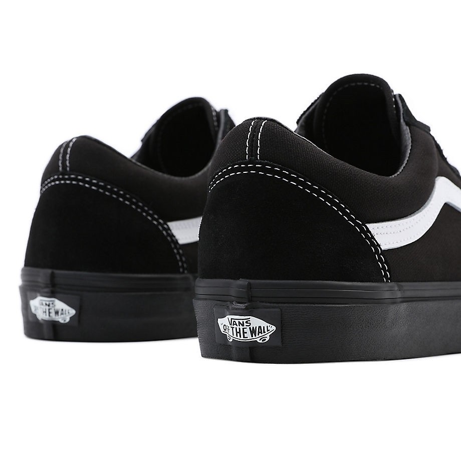 Black and sales white suede vans
