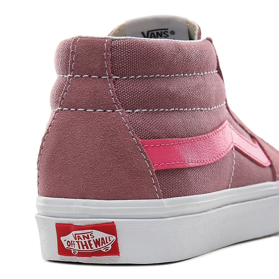 Vans sk8 mid rose on sale