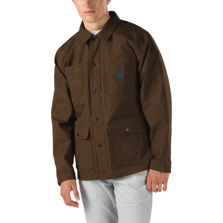 Drill chore coat lined online