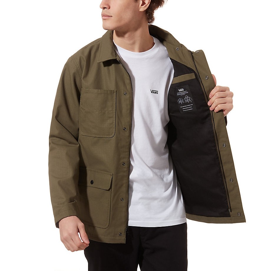 Drill chore coat sales lined