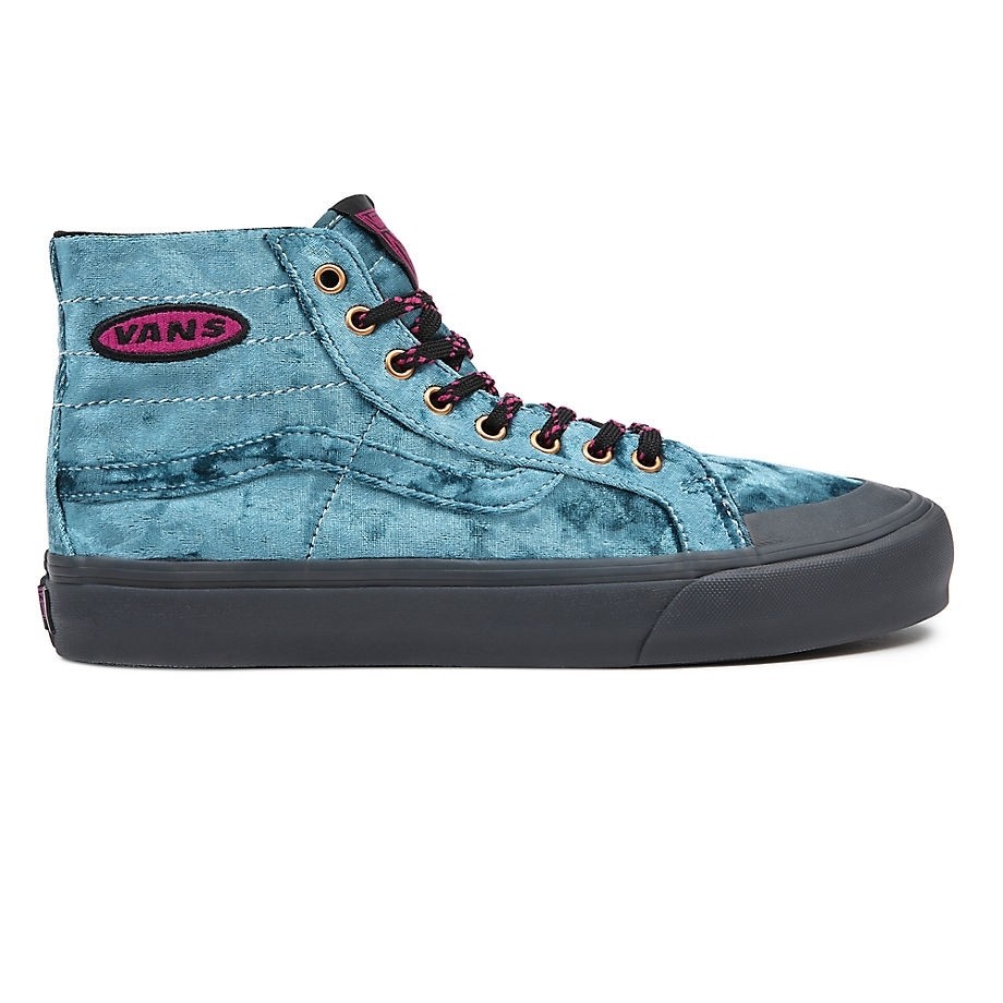 Teal vans sk8 hi cheap