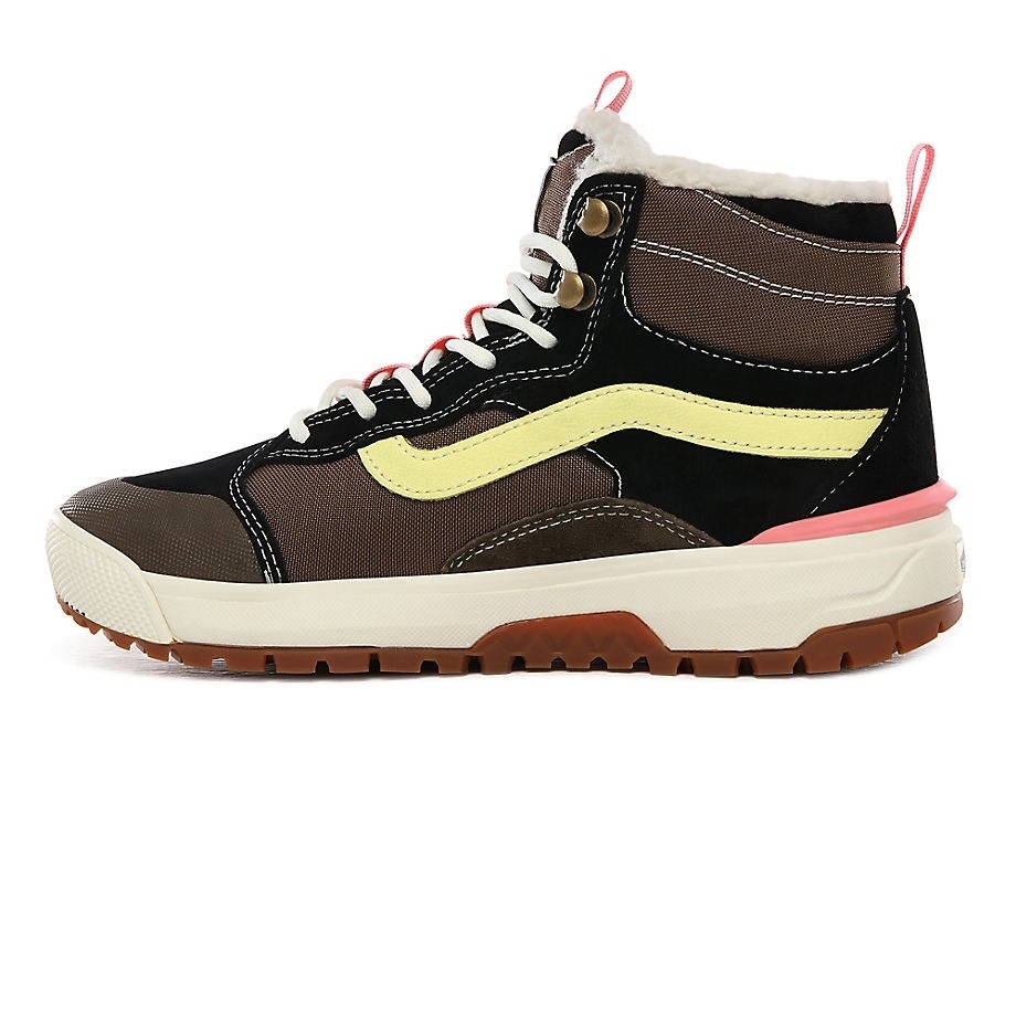 vans ultrarange exo hi mte trainers in tan