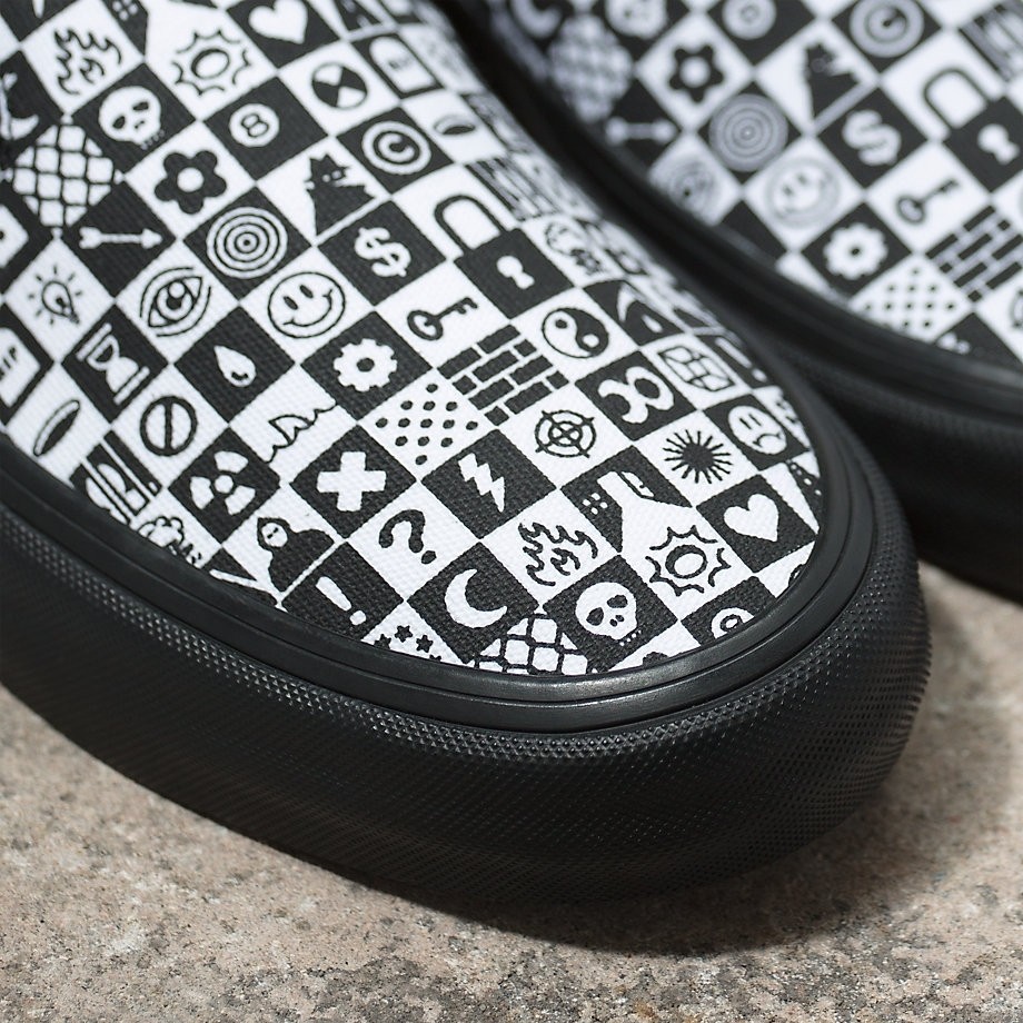Supreme x cheap vans slip ons