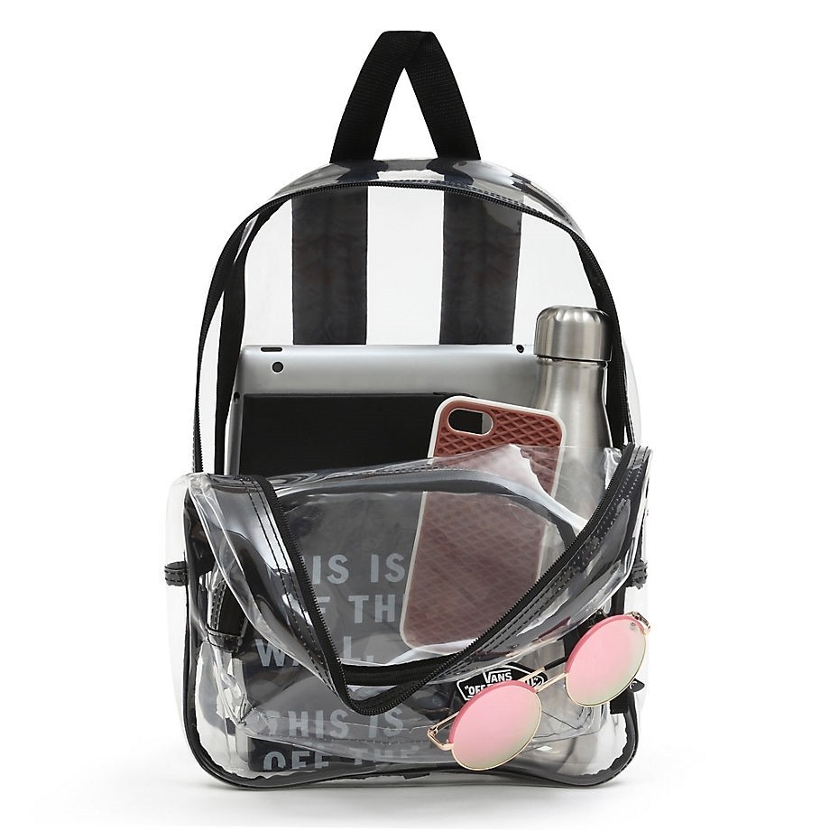 Clear vans backpack store
