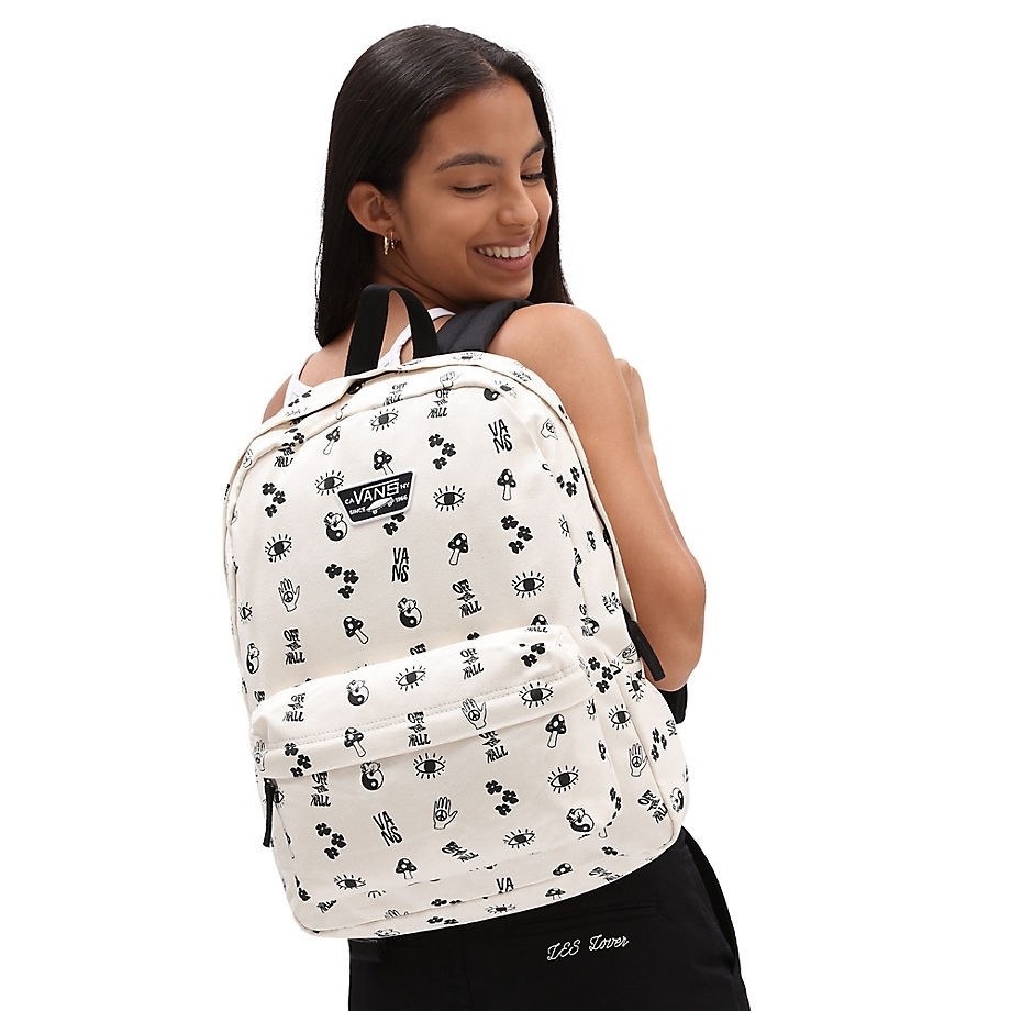 Vans canvas backpack store