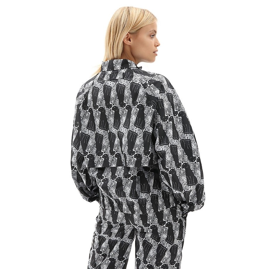 Jaket vans cheap leopard