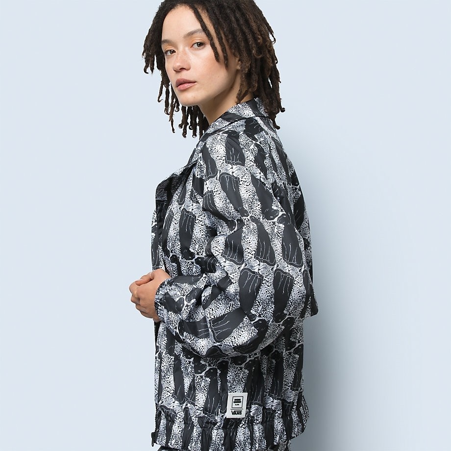Vans leopard jacket cheap