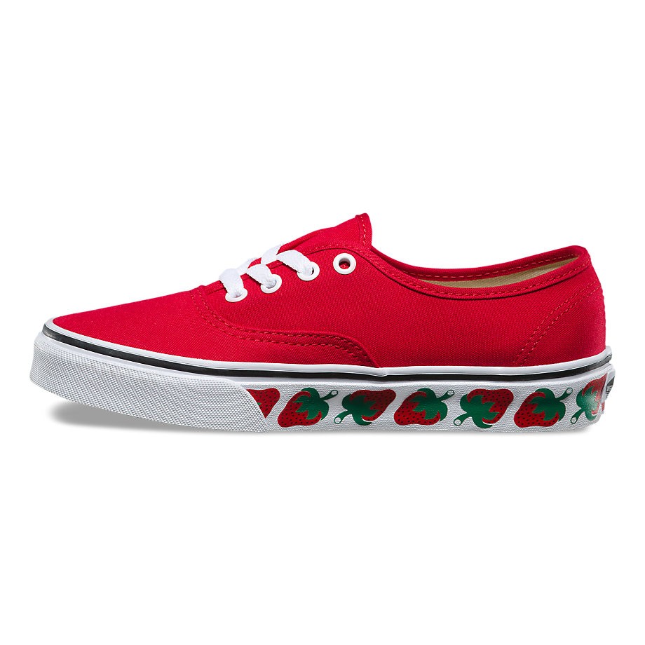 Vans authentic strawberry tape green 2025