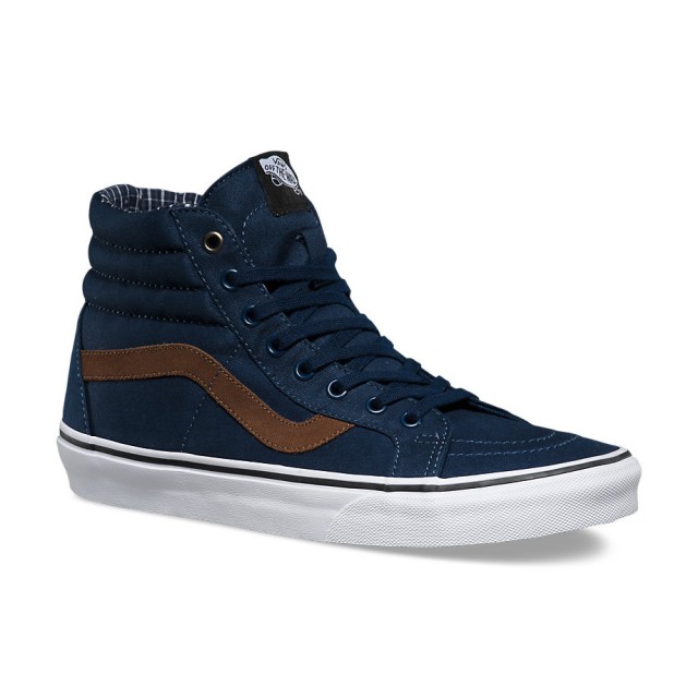 SK8-Hi Reissue ((Cord & Plaid) dress blues/true white)