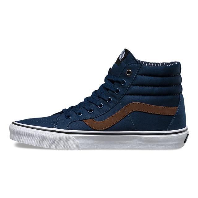 SK8-Hi Reissue ((Cord & Plaid) dress blues/true white)