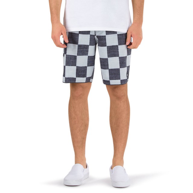 MIXED SCALLOP BOARDSHORT