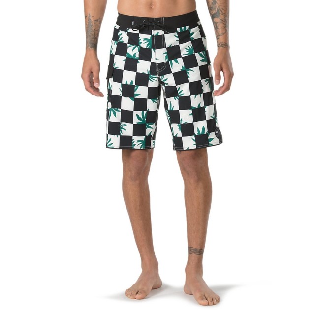 MIXED SCALLOP BOARDSHORT