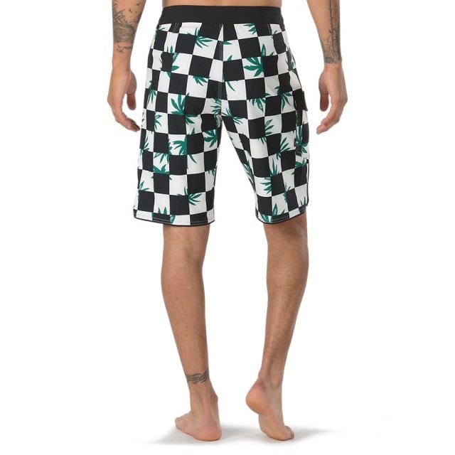 MIXED SCALLOP BOARDSHORT