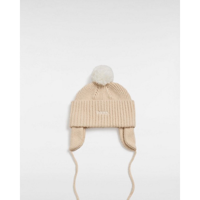 VANS 66 EARFLAP POM BEANIE