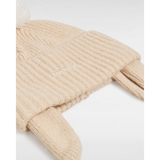 VANS 66 EARFLAP POM BEANIE