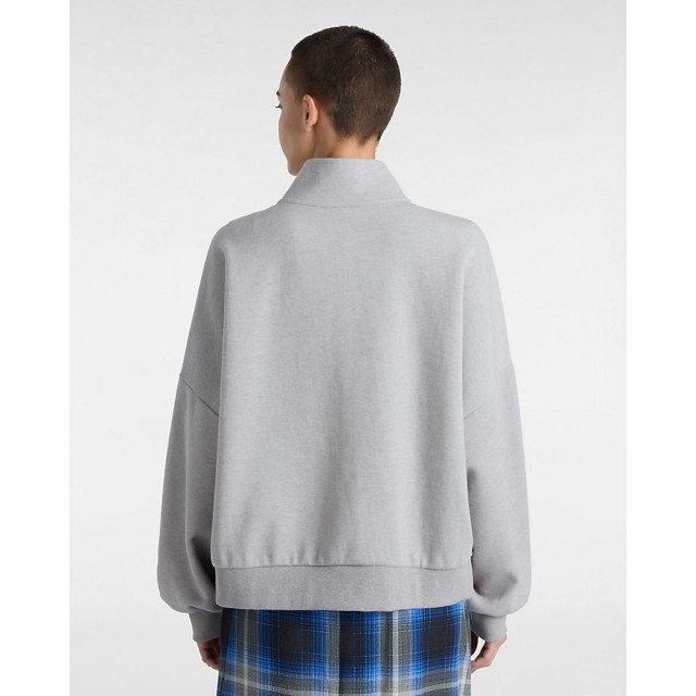 ELEVATED DOUBLE KNIT LOOSE MOCK NECK