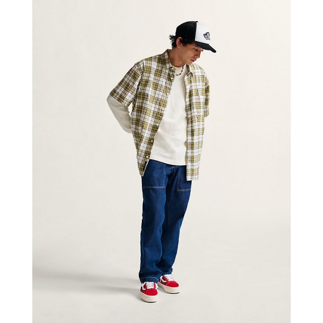 Fatigue Loose Tapered Denim Pant