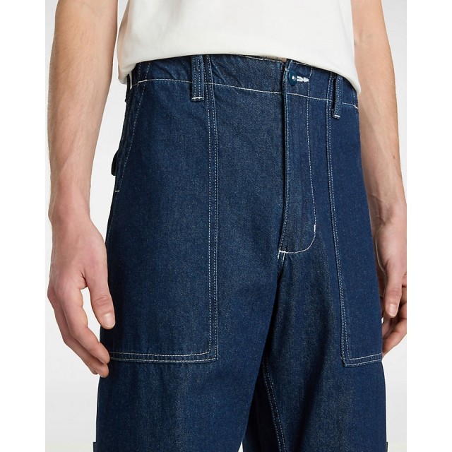 Fatigue Loose Tapered Denim Pant