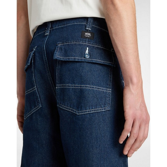 Fatigue Loose Tapered Denim Pant