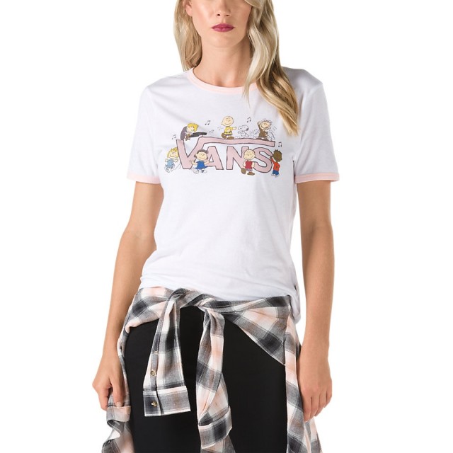 PEANUTS DANCE PARTY RINGER TEE