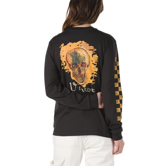 VAN GOGH SKULL LS BF TEE