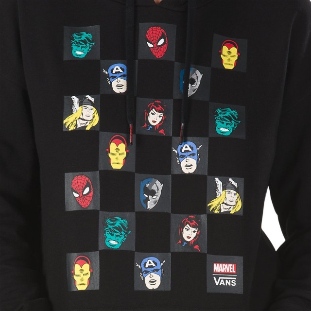 AVENGERS CHECK HOODIE