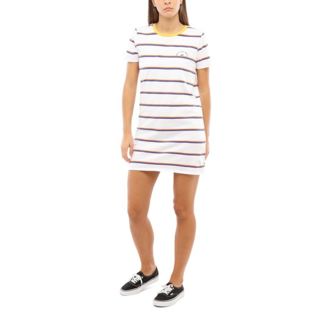 CHROMATIC STRIPE DRESS