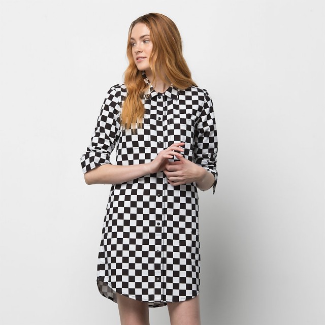 BROADWAY II CHECK DRESS