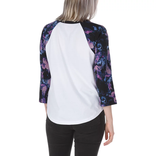 DRIP FLORAL RAGLAN