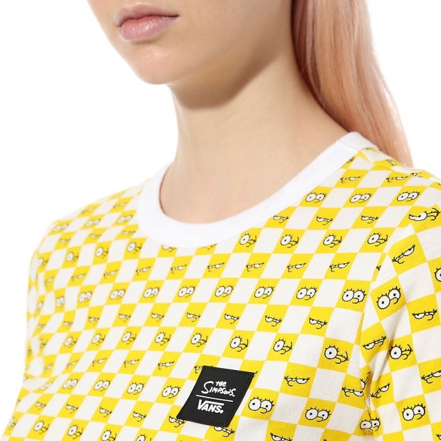 VANS X THE SIMPSONS CHECK EYES TEE