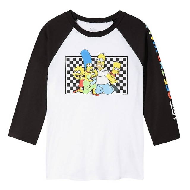 VANS X THE SIMPSONS FAMILY RAGLAN