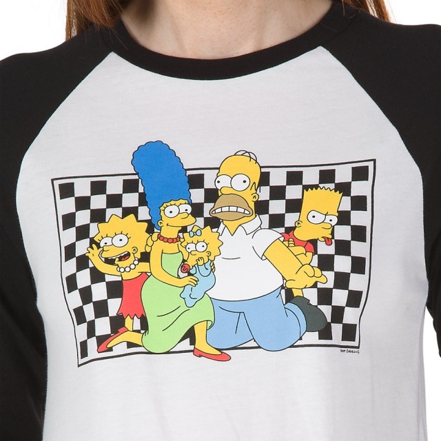 VANS X THE SIMPSONS FAMILY RAGLAN