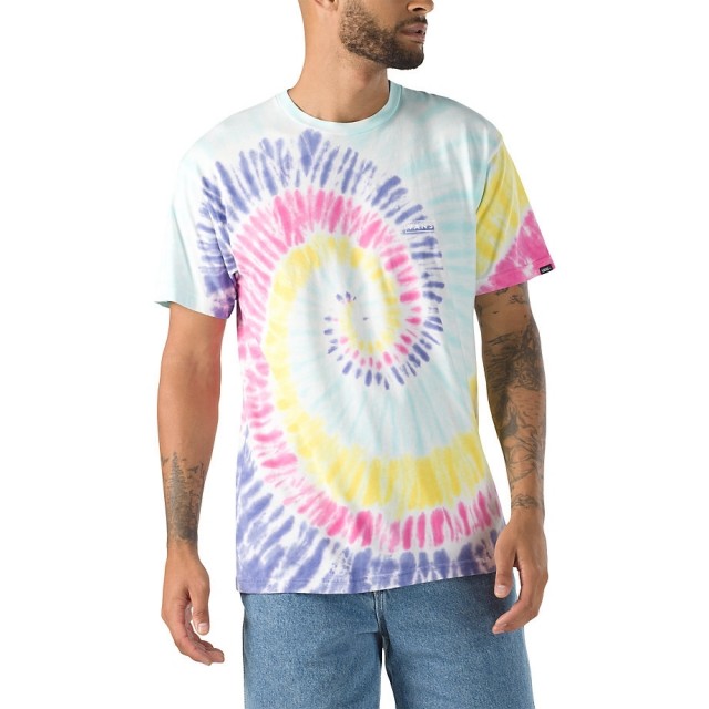 DROP V SPIRAL TIE DYE SS