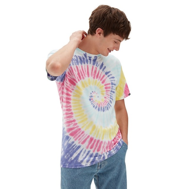 DROP V SPIRAL TIE DYE SS