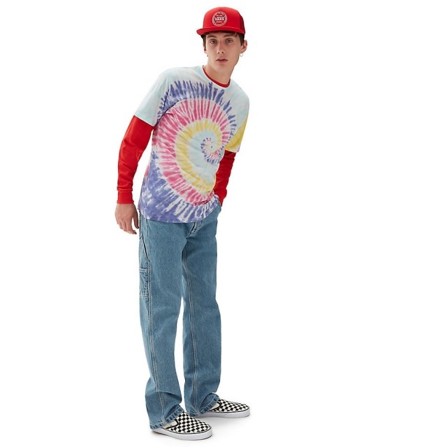 DROP V SPIRAL TIE DYE SS